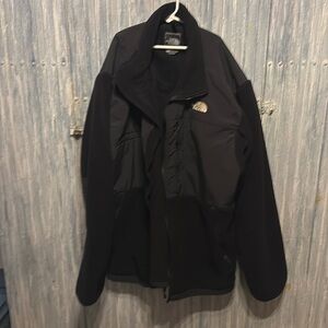 Mens XL Black North Face ZipUp Fleece